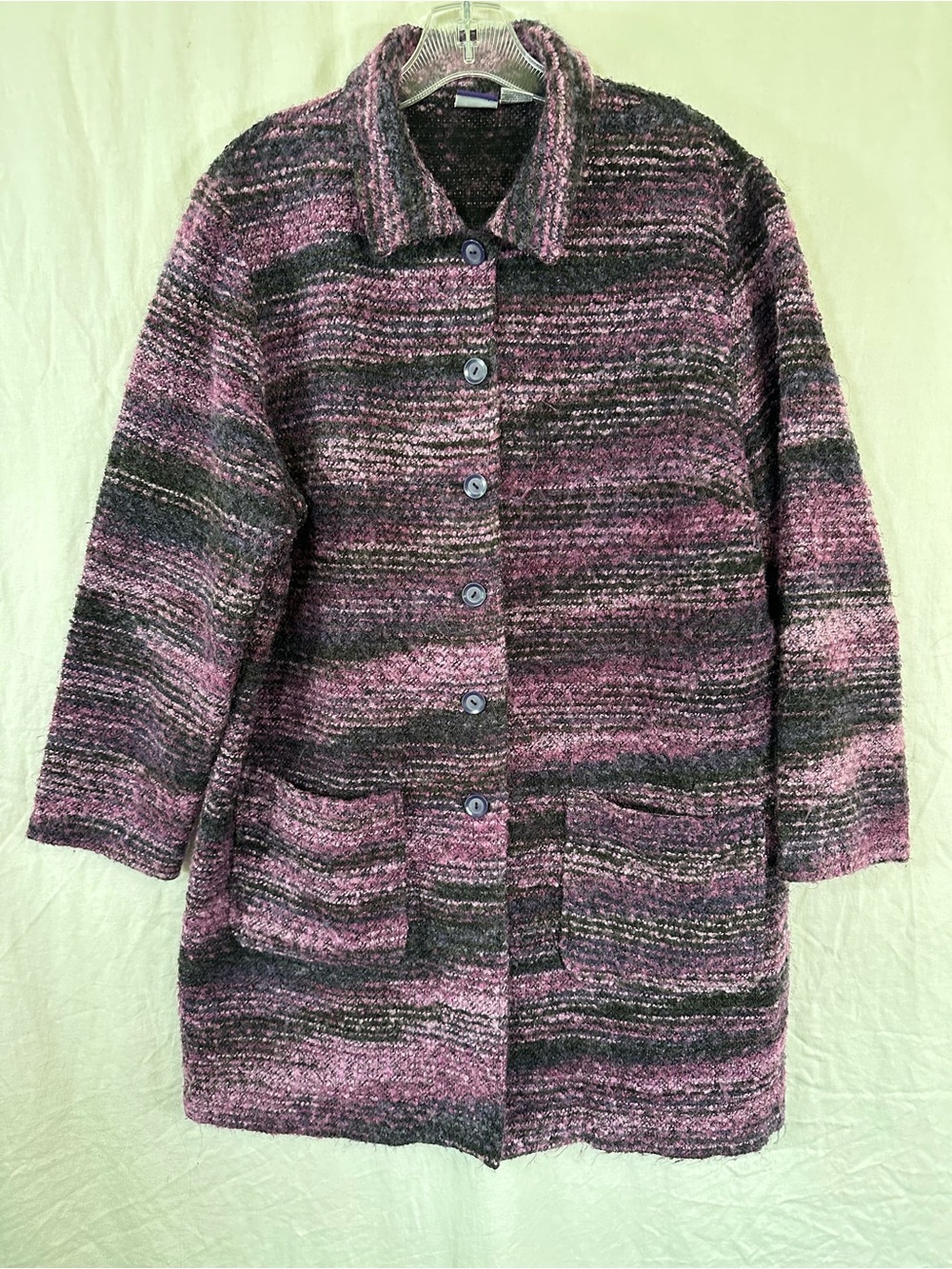 JM Collection Sweater Jacket Sz 1X Button Up Cardigan